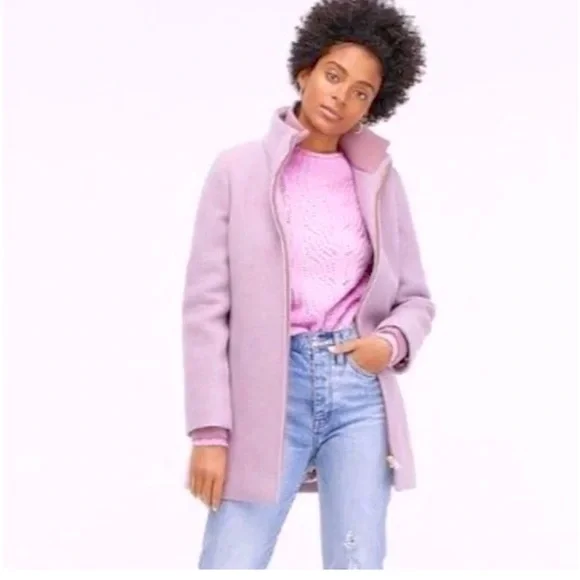 Pink ファッション ROSY WOOL STADIUM JACKET ROSY WOOL STADIUM